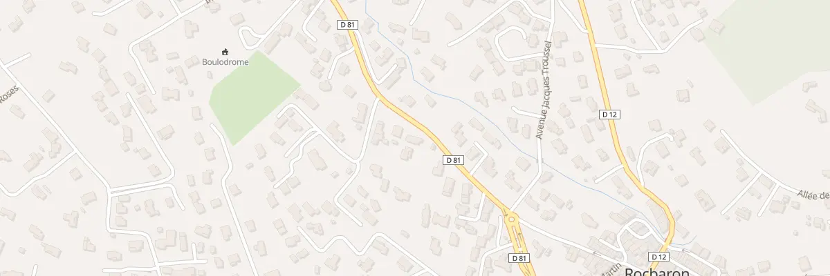 Plan du 151 Rte de Gareoult à Rocbaron