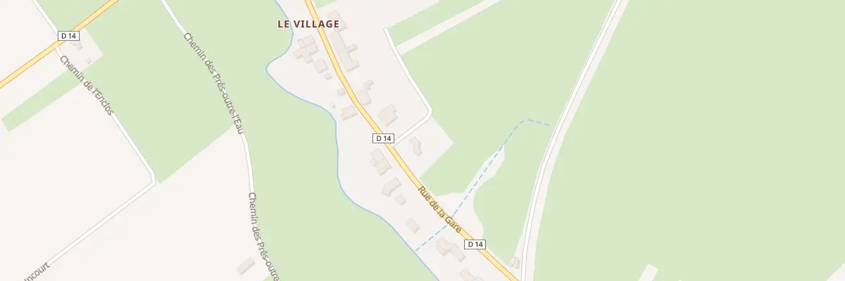 Plan du 337 Rue de la Gare à Frenelle-la-Grande
