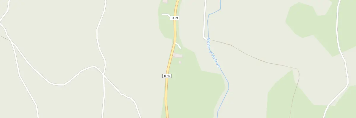 Plan du 5020 Chez Blanchin à Aillon-le-Vieux