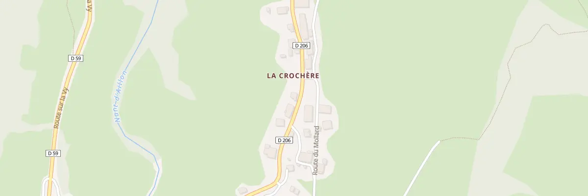 Plan du 5090 La Crochere à Aillon-le-Vieux