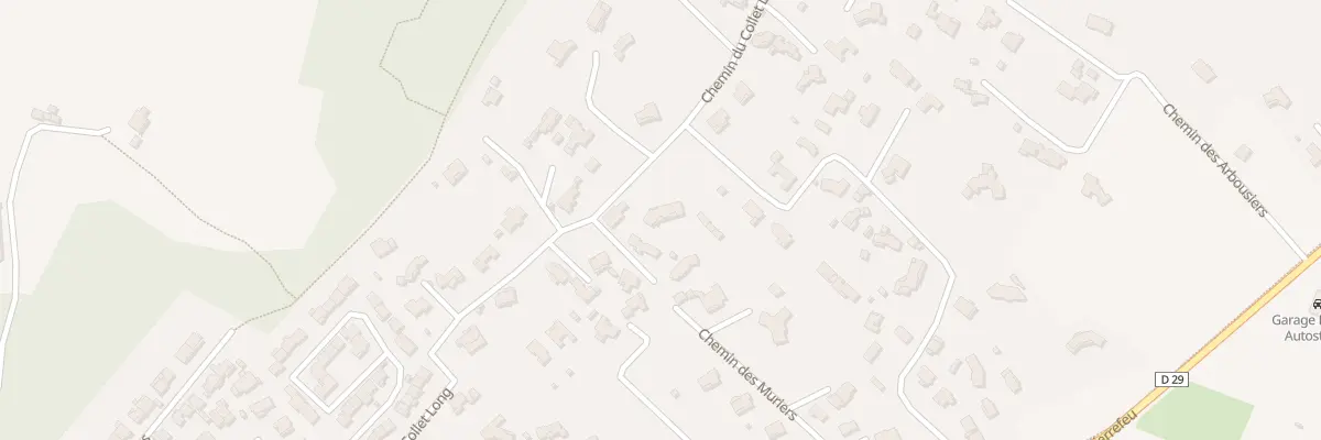 Plan du 654 Che du Collet Long à La Crau
