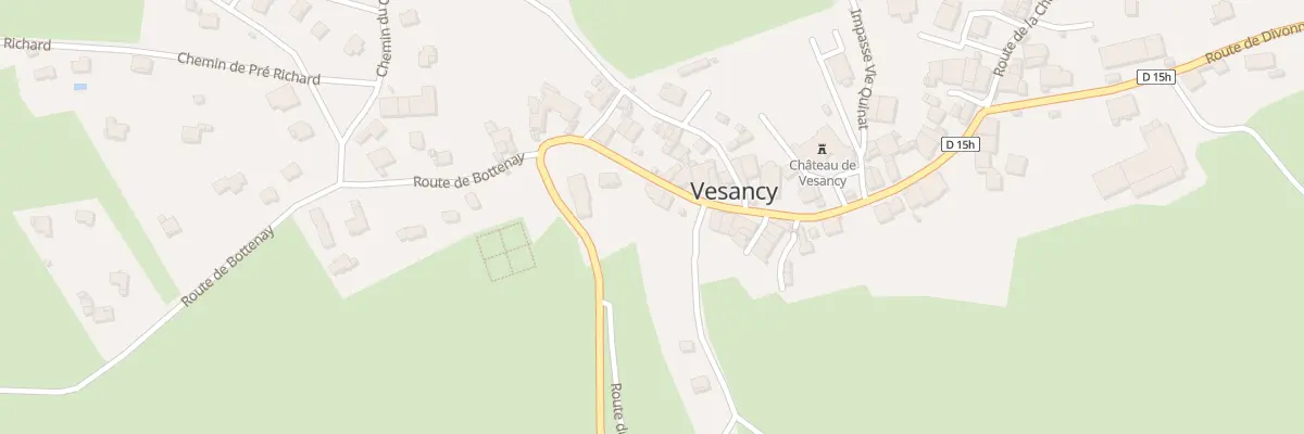 Plan du 196 Rue du Château à Vesancy