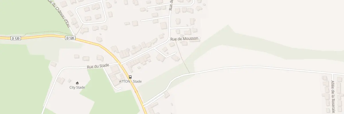 Plan du 16 Rue de Mousson à Atton