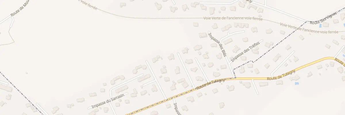 Plan du 907 Rte de Tutegny à Gex