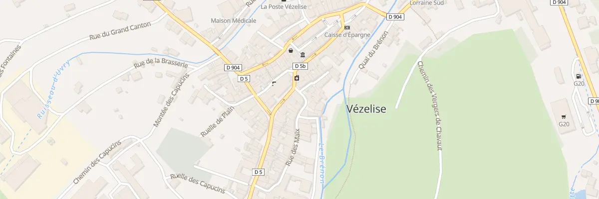 Plan du 19 Rue des Maix à Vézelise