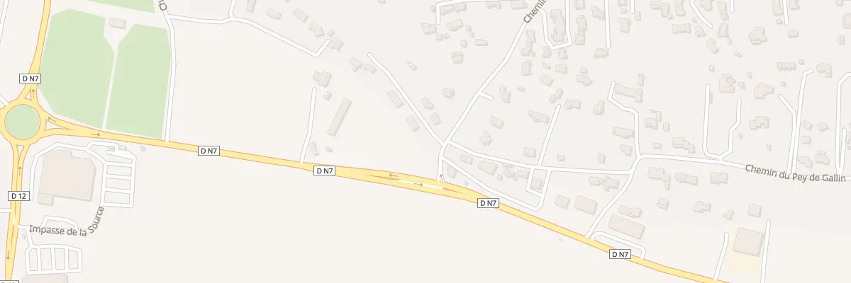 Plan du 5001F Che du Pin à Brignoles