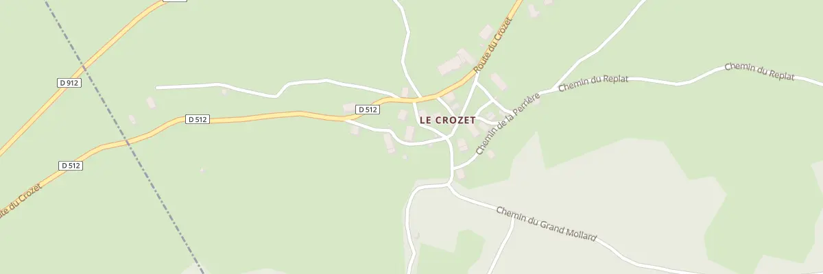 Plan du 5209 Le Crozet à Lescheraines