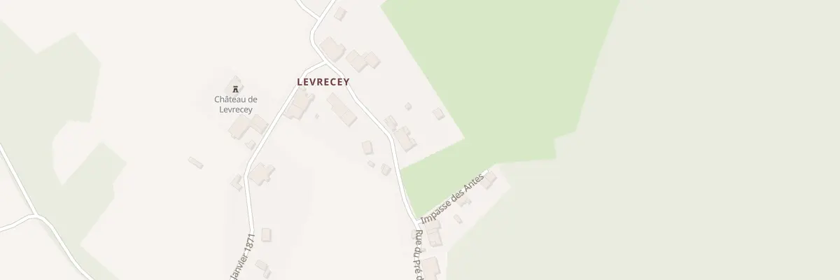 Plan du 9 Rue du Pré de l’Etang à Velleguindry-et-Levrecey