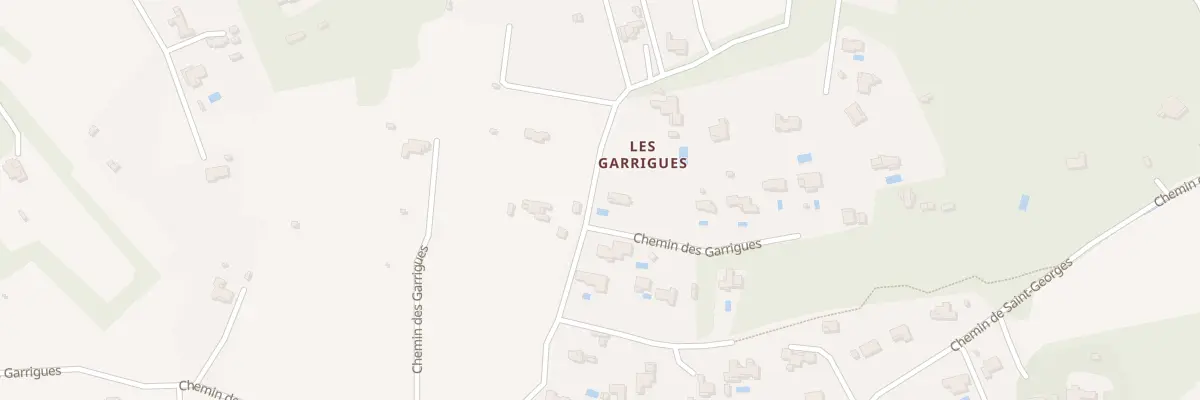 Plan du 1102 Che des Garrigues au Val