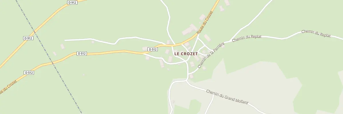 Plan du 5208 Le Crozet à Lescheraines