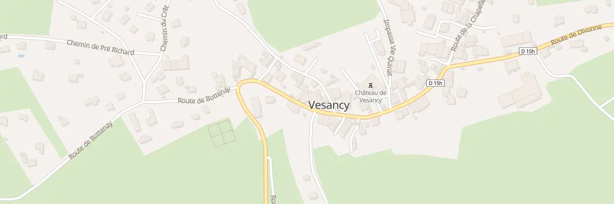 Plan du 215 Rue du Château à Vesancy