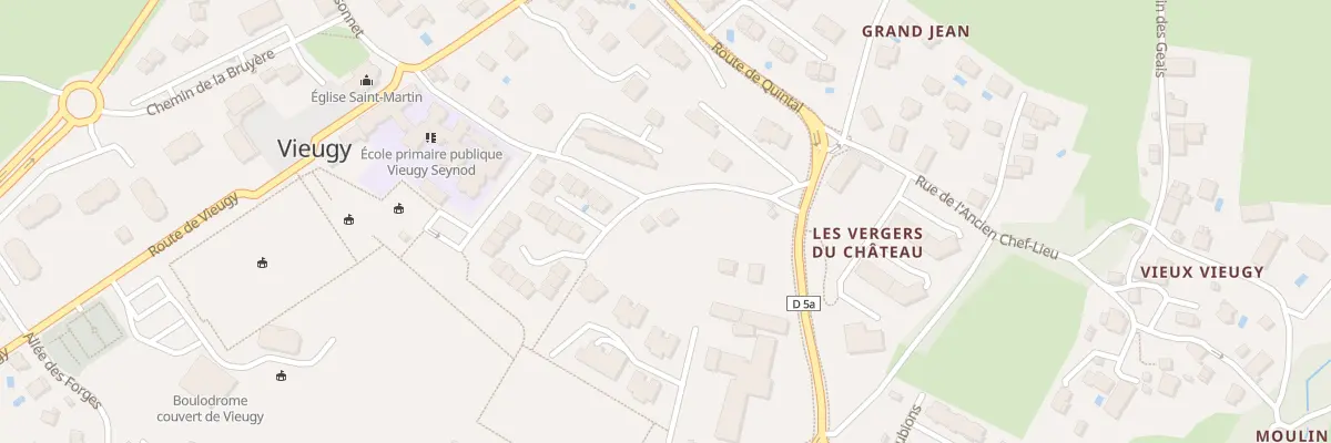 Plan du 56 All de Rioz Busson à Annecy