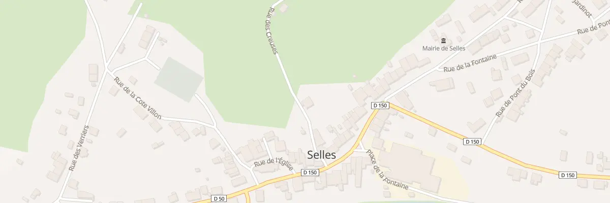 Plan du 10 Rue des Creuses à Selles