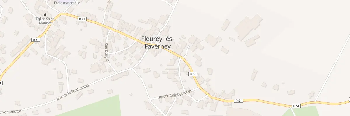Plan du 16 Gr Grande Rue à Fleurey-lès-Faverney