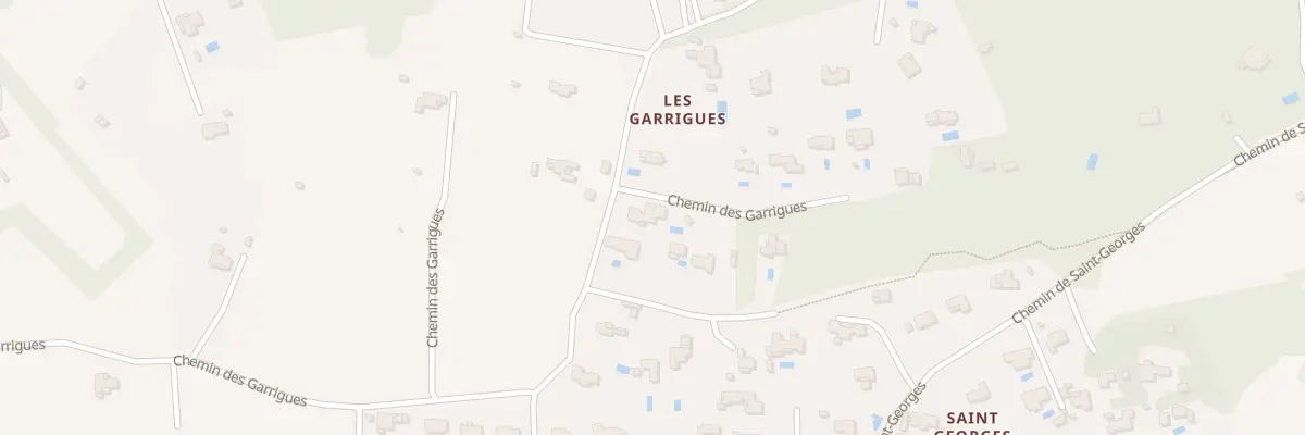 Plan du 9033 Che des Garrigues au Val