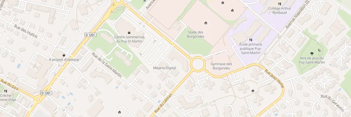 Plan du 20 Av de Mossingen à Saint-Julien-en-Genevois