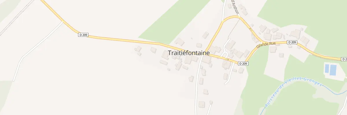 Plan du 6 Gr Grande Rue à Traitiéfontaine