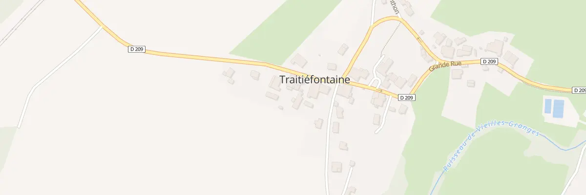 Plan du 8 Gr Grande Rue à Traitiéfontaine