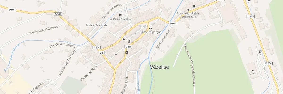 Plan du 7 Imp du Cul Brulé à Vézelise