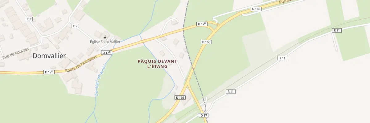 Plan du 3 Che des Cerisiers à Domvallier