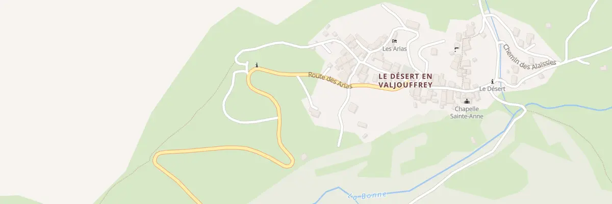 Plan du 232 Rte des Arias à Valjouffrey