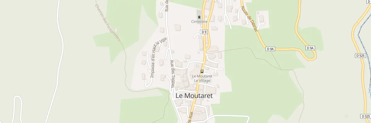 Plan du 10 Rle au Lavilla au Moutaret