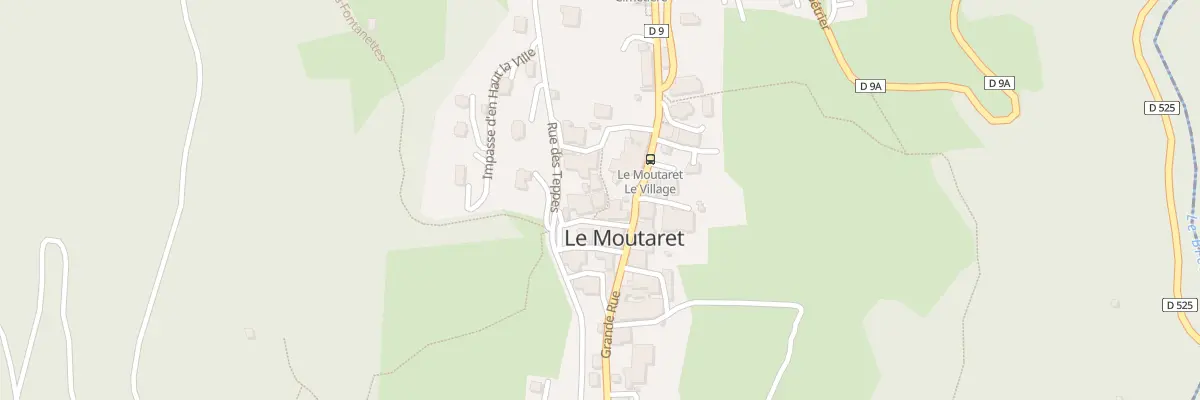 Plan du 5220 Le Village au Moutaret
