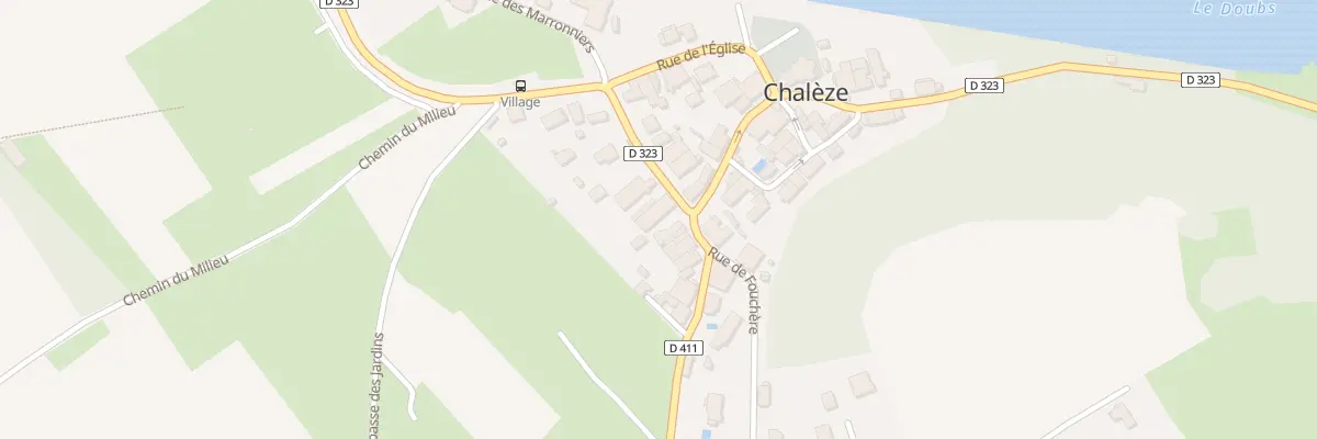 Plan du 13 Rue de Besançon à Chalèze