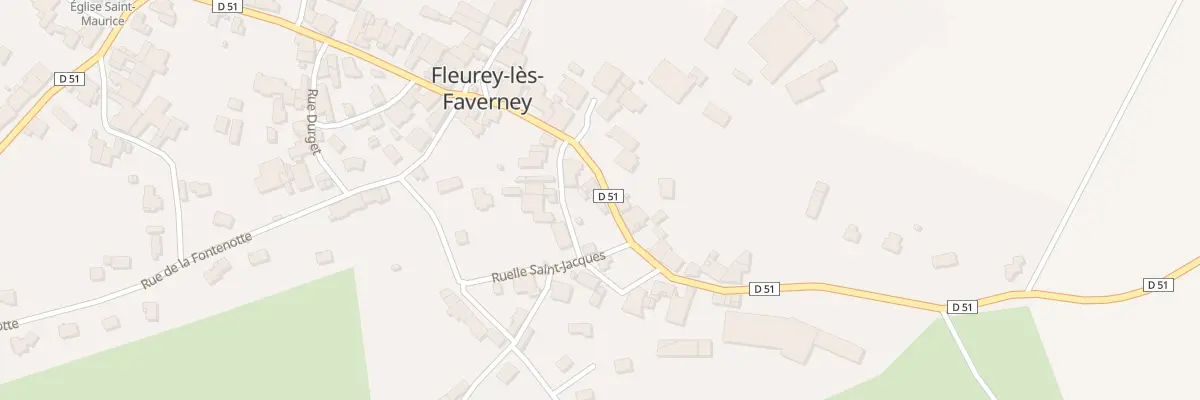 Plan du 24 Gr Grande Rue à Fleurey-lès-Faverney