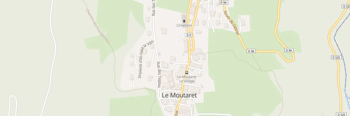 Plan du 4 Rle au Lavilla au Moutaret