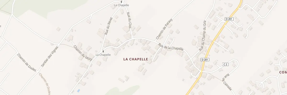 Plan du 5058 La Chapelle à Cruet