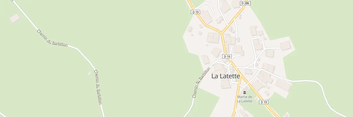 Plan du 5042 Rte de Nozeroy à La Latette