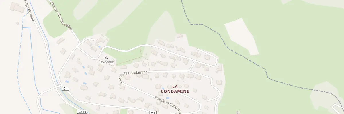 Plan du 5033 La Condamine à Mirabeau
