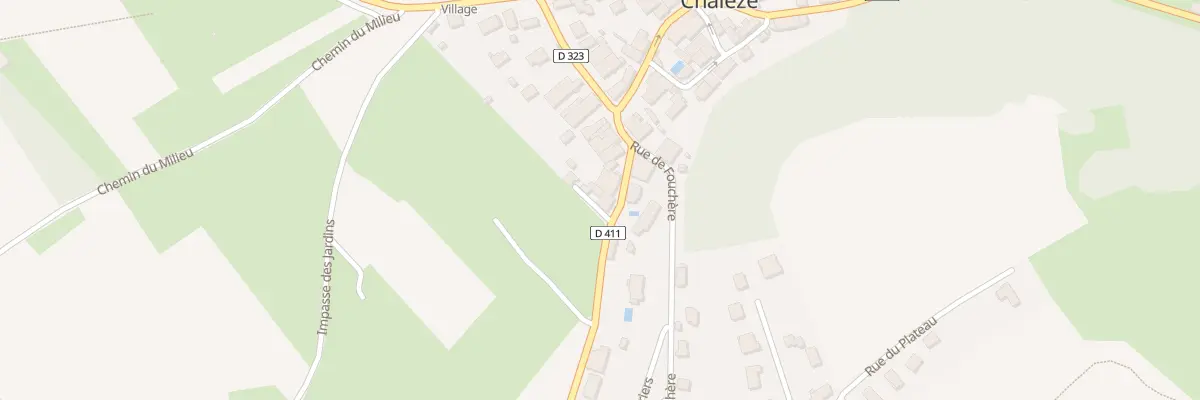 Plan du 8 Rue de la Malate à Chalèze
