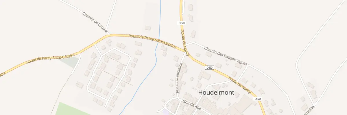 Plan du 13 Rue de la Fontaine à Houdelmont