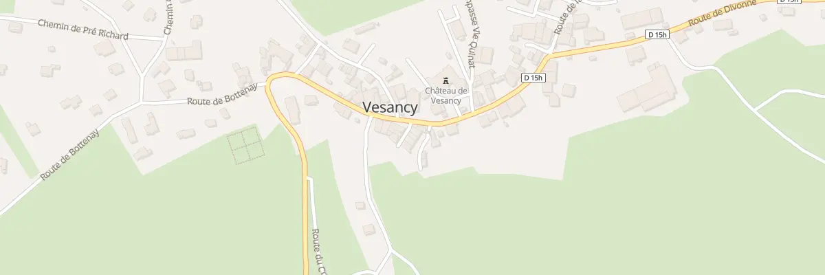 Plan du 20 Pas des Condamines à Vesancy