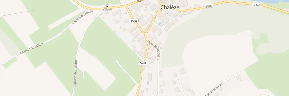 Plan du 2 Rue de la Malate à Chalèze
