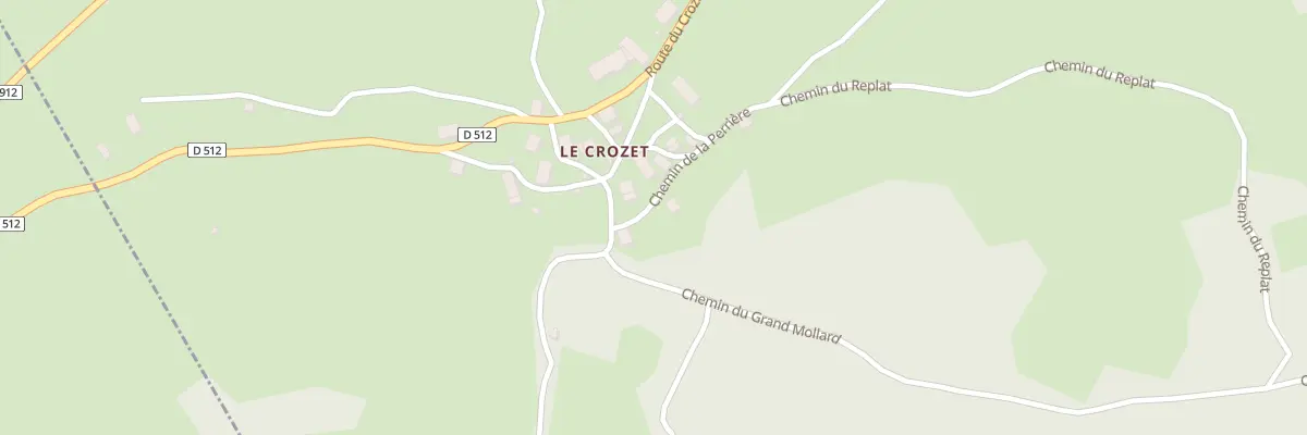 Plan du 5202 Le Crozet à Lescheraines