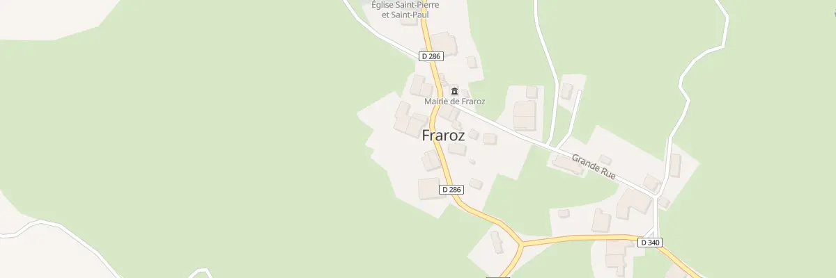 Plan du 5007 Rue de l’Eglise à Fraroz
