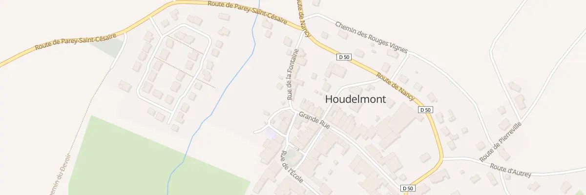 Plan du 2 Rue de la Fontaine à Houdelmont