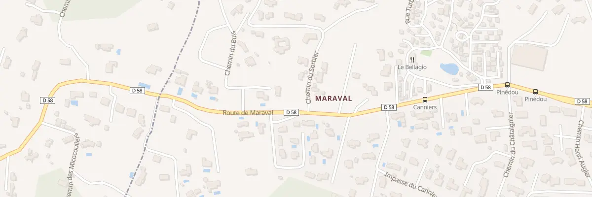 Plan du 1480 Rte de Maraval à La Crau