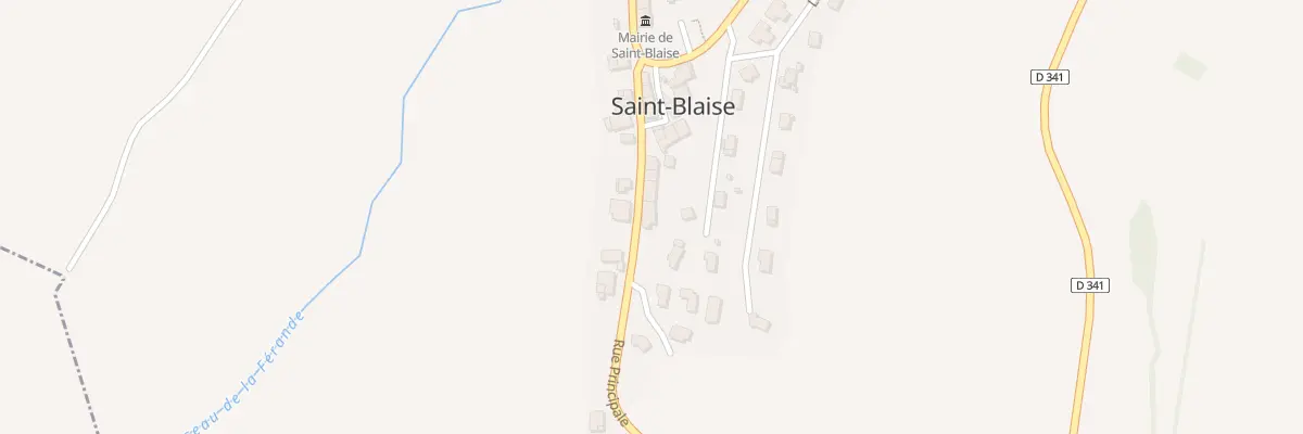 Plan du 425 Rue principale à Saint-Blaise