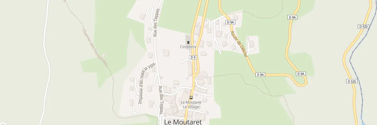 Plan du 5102 Le Village au Moutaret