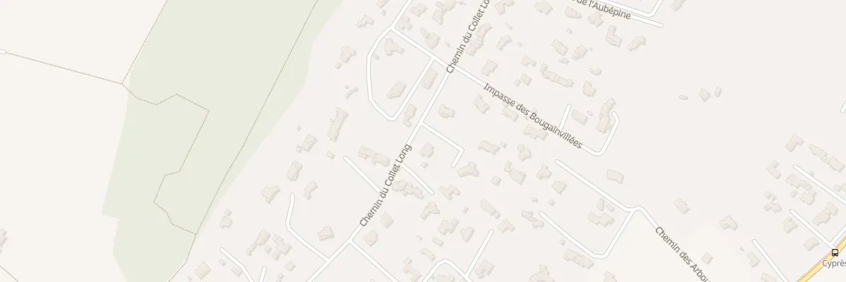 Plan du 836 Che du Collet Long à La Crau