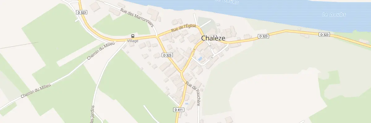 Plan du 3 Gr Grande Rue à Chalèze