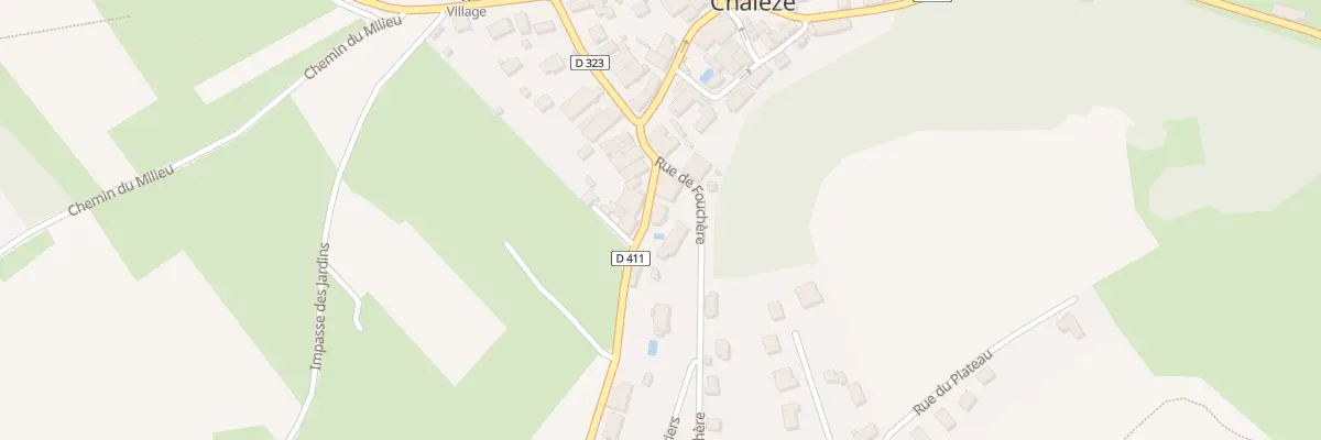 Plan du 3 Rue de la Malate à Chalèze