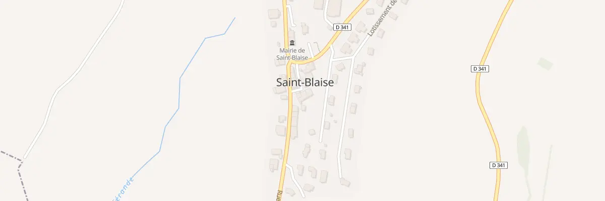Plan du 381 Rue principale à Saint-Blaise