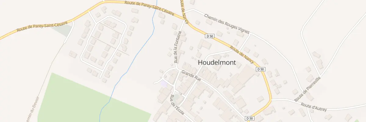 Plan du 1 Gr Grande Rue à Houdelmont