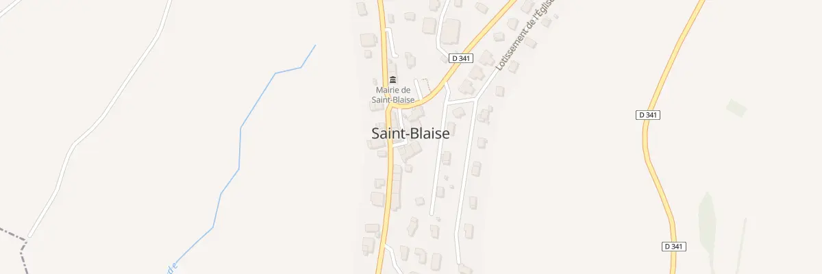 Plan du 20 Rle de l’Église à Saint-Blaise