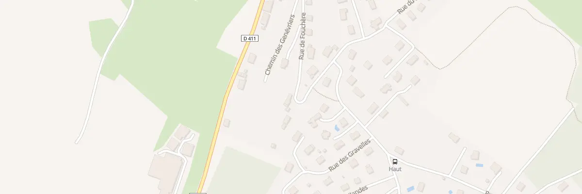 Plan du 6 Rue de Fouchère à Chalèze